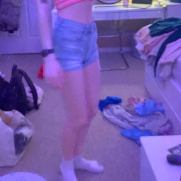 American eagle high rise shortie shorts - Picture 3 of 8